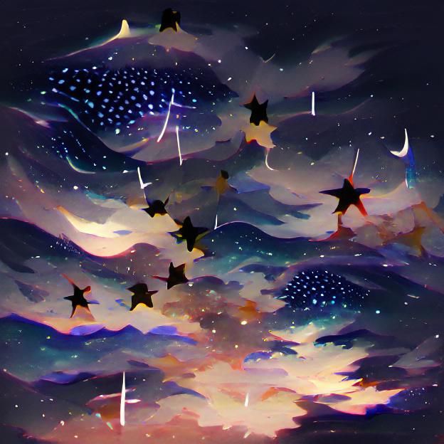 Stars Fill the Night Sky