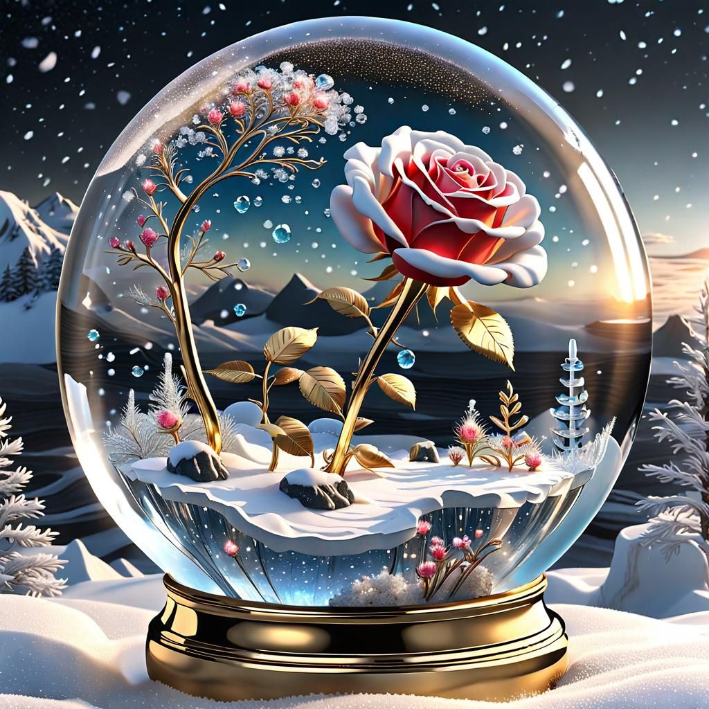 Snow globe   by @Raphaelle