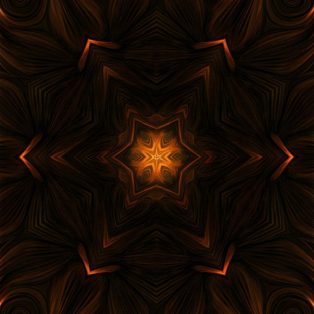 "Ultra-detailed kaleidoscope art, mesmerizing symmetrical patterns with intricate geometric shapes, vivid vibrant colors, ornate fractal-lik...