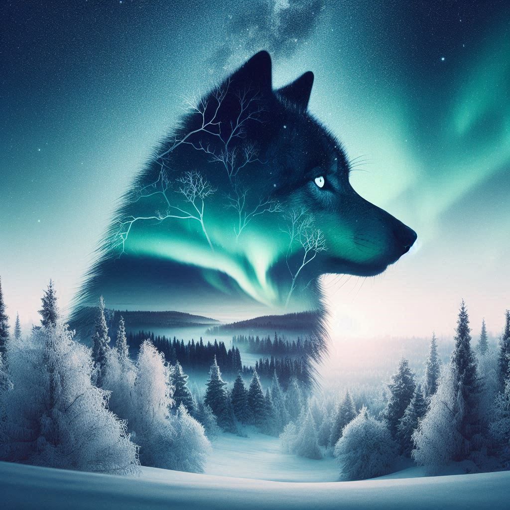 double exposure beautiful fantasy portrait landscape..