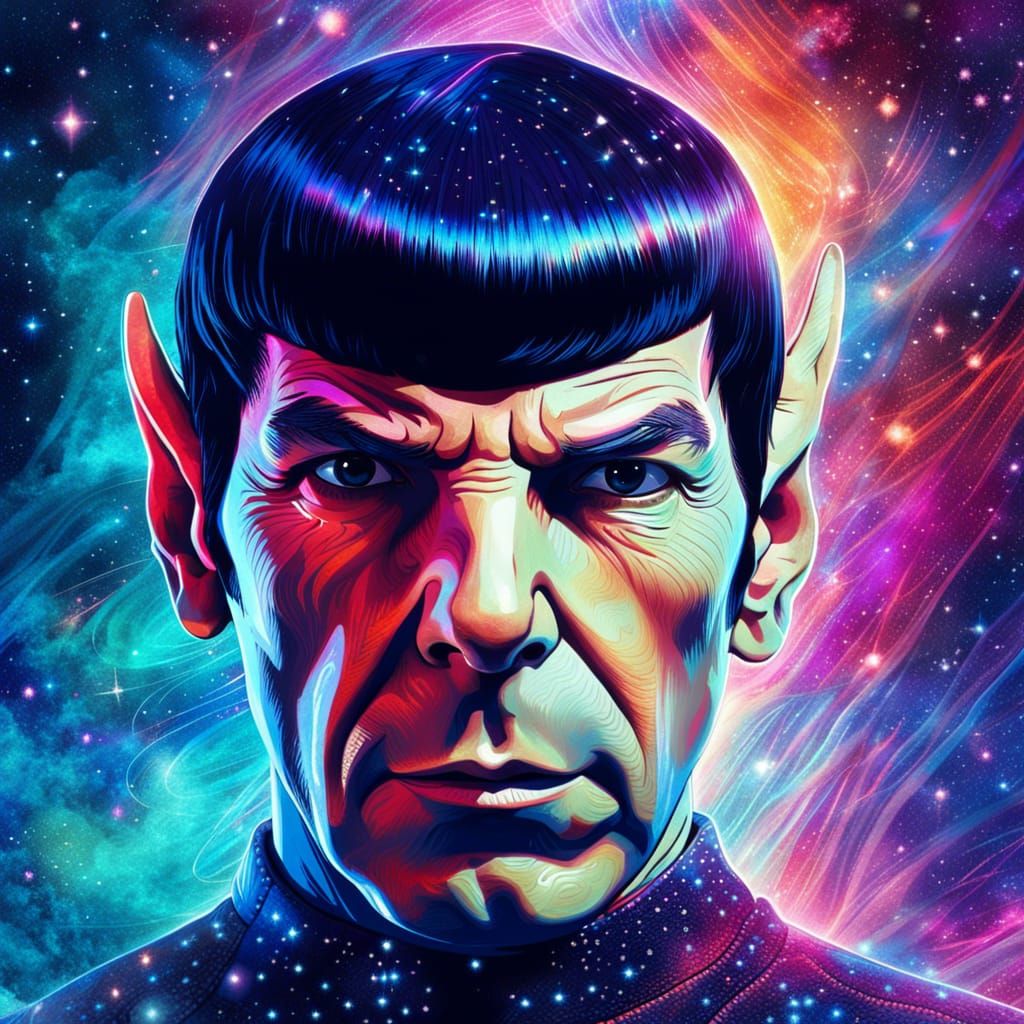 Spock from star trek  by @Bobbles52