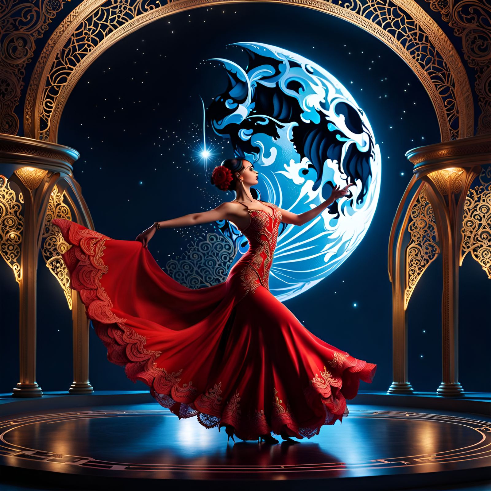 "LACE MOON" DANCING  by @JustBubu