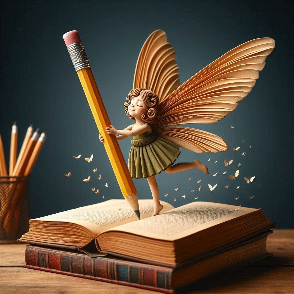 Claymation Book Fairy