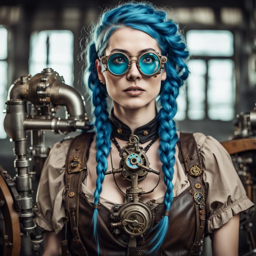 Steampunk self-portrait