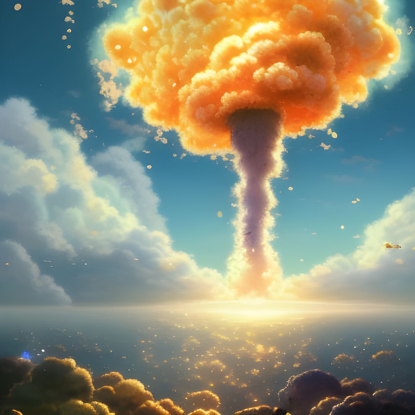 Mushroom cloud undefined