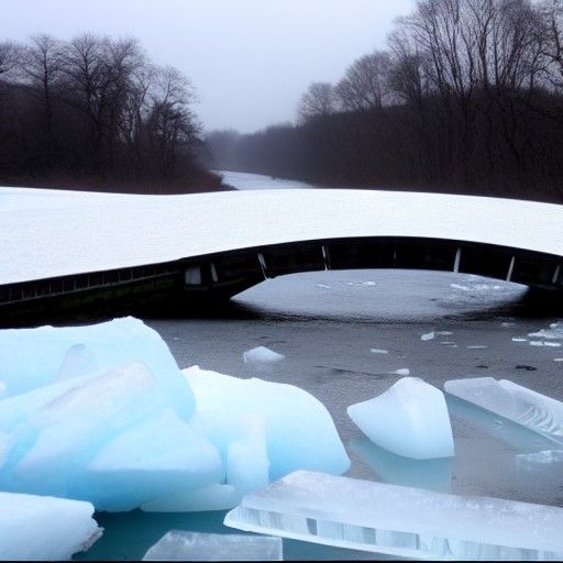 Ice is called the broad bridge; the blind man must be led.