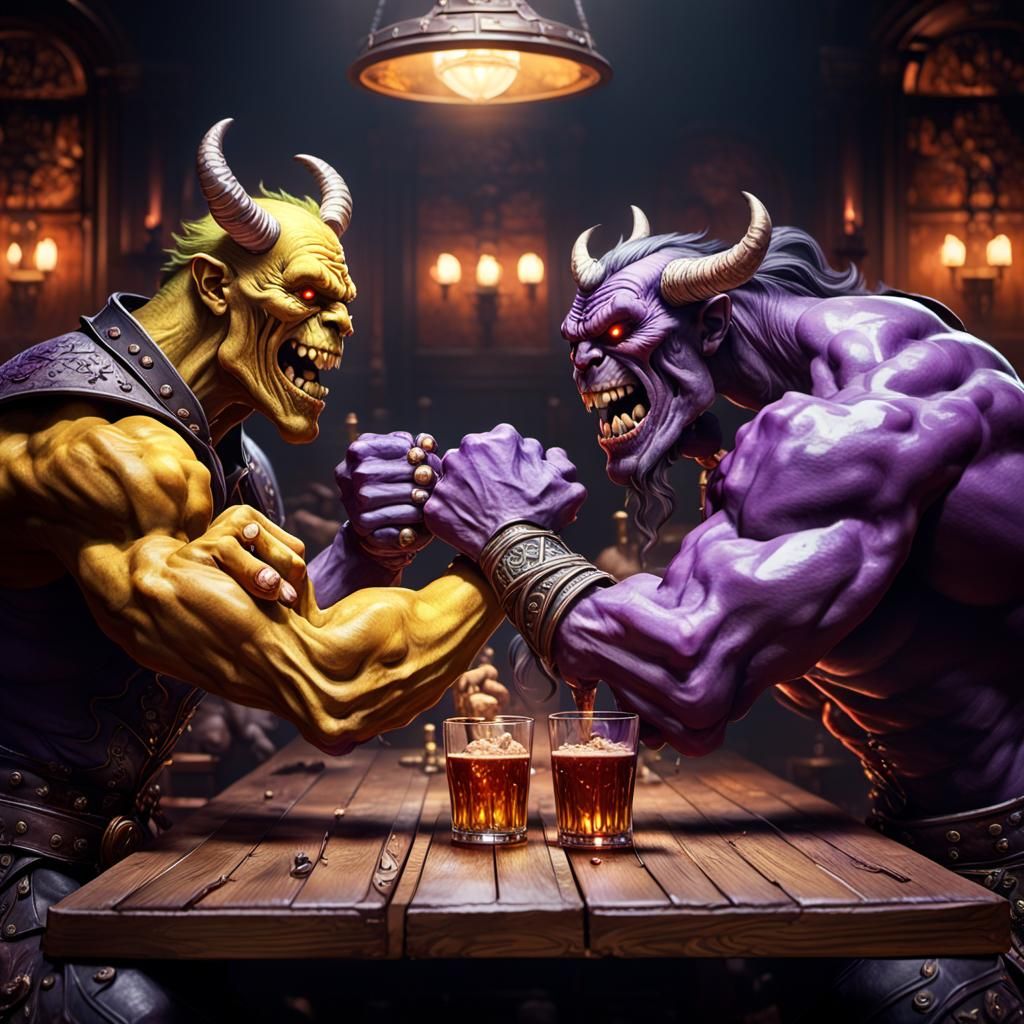 My Demons Arm Wrestling