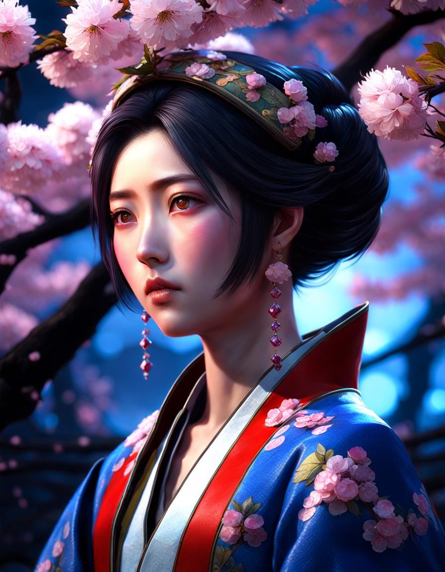 Night Flower AI Generated Artwork NightCafe Creator