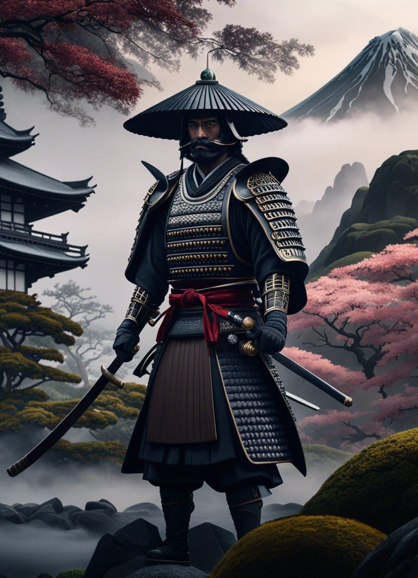 Japanese Samurai - AI Generated Artwork - NightCafe Creator