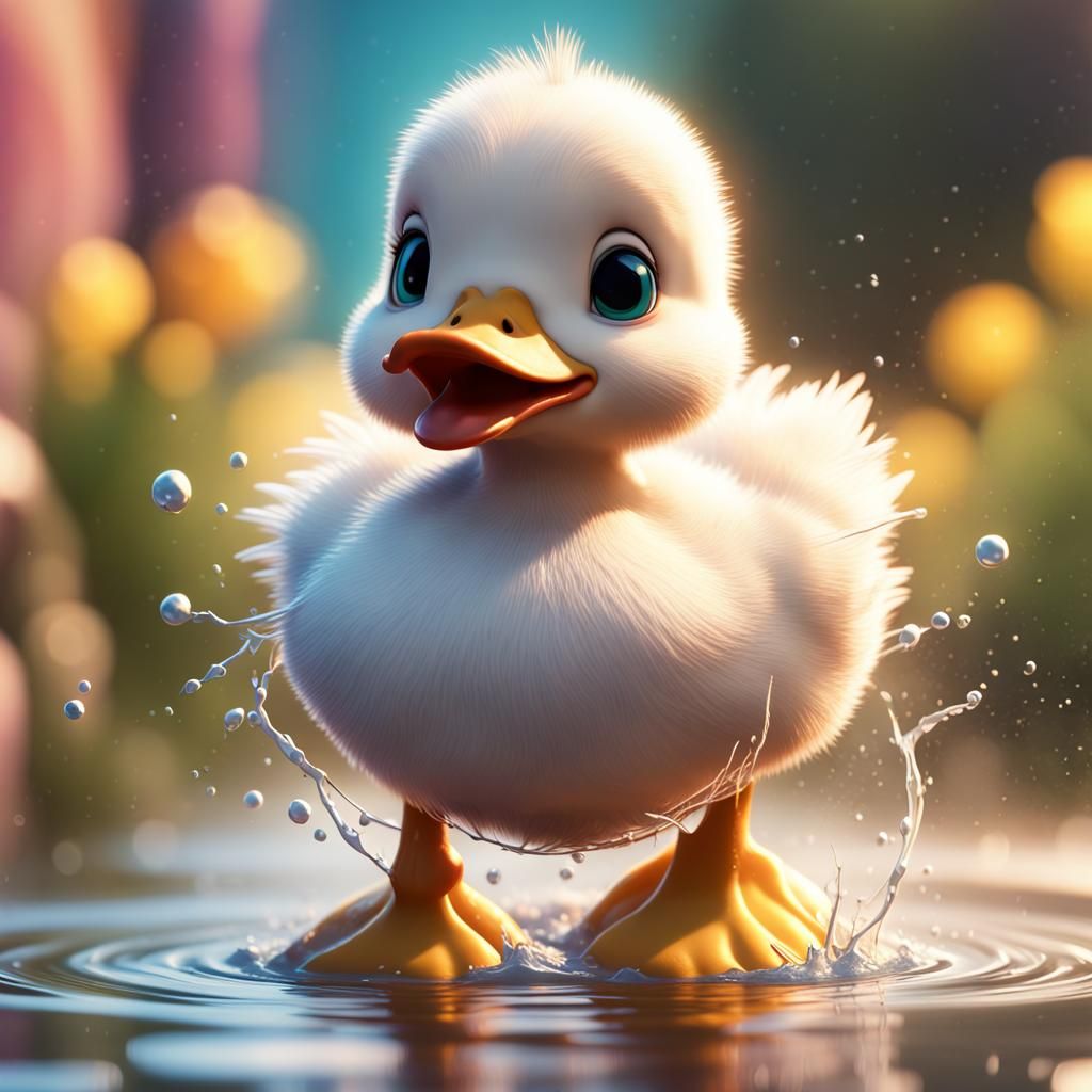 Cute duck