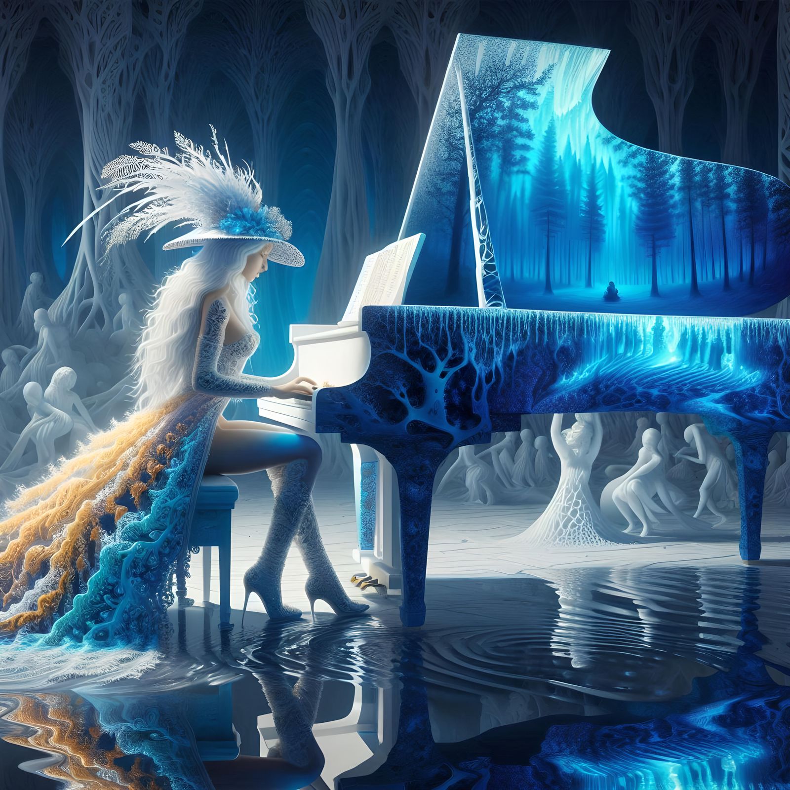 An ethereal pianist