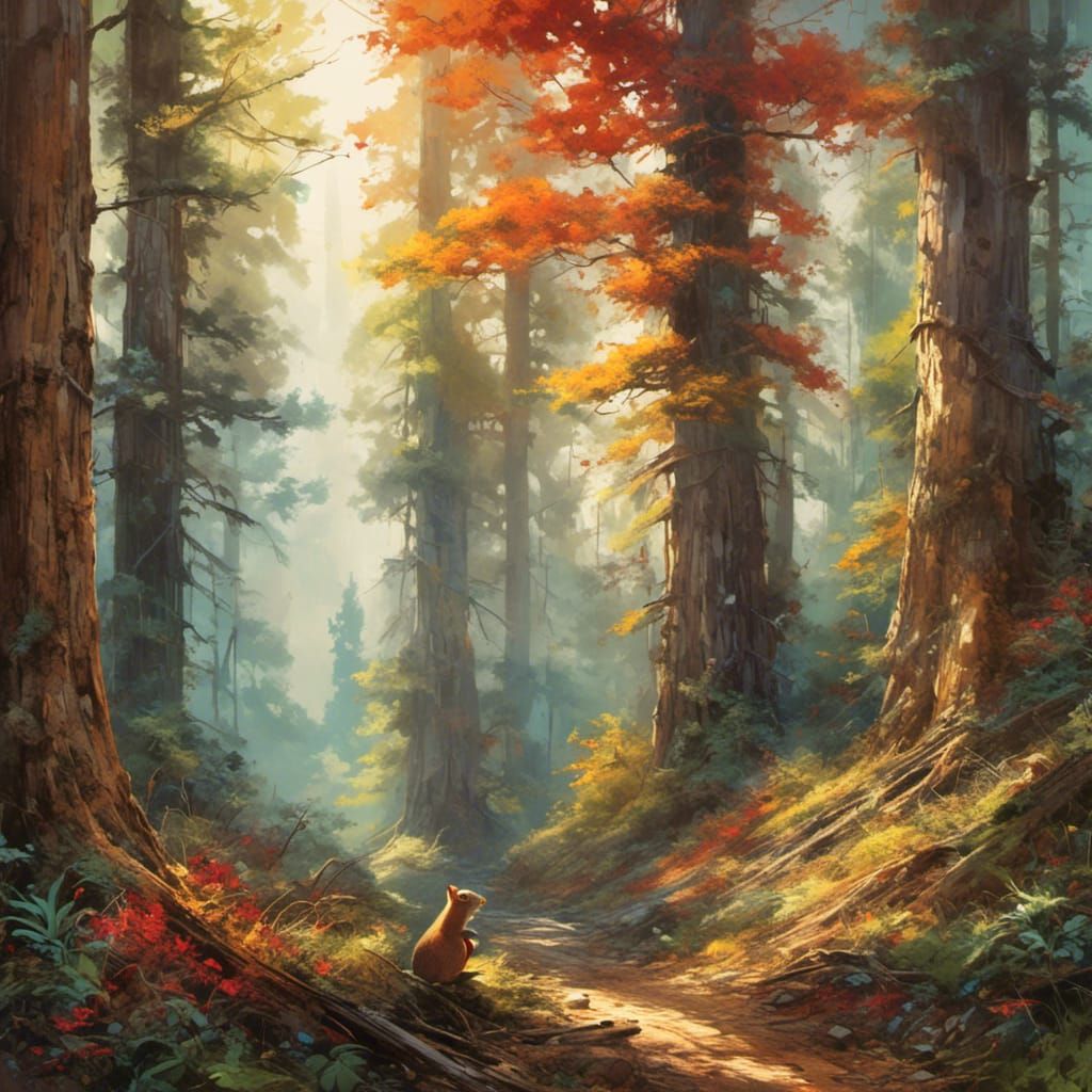 Redwood forest