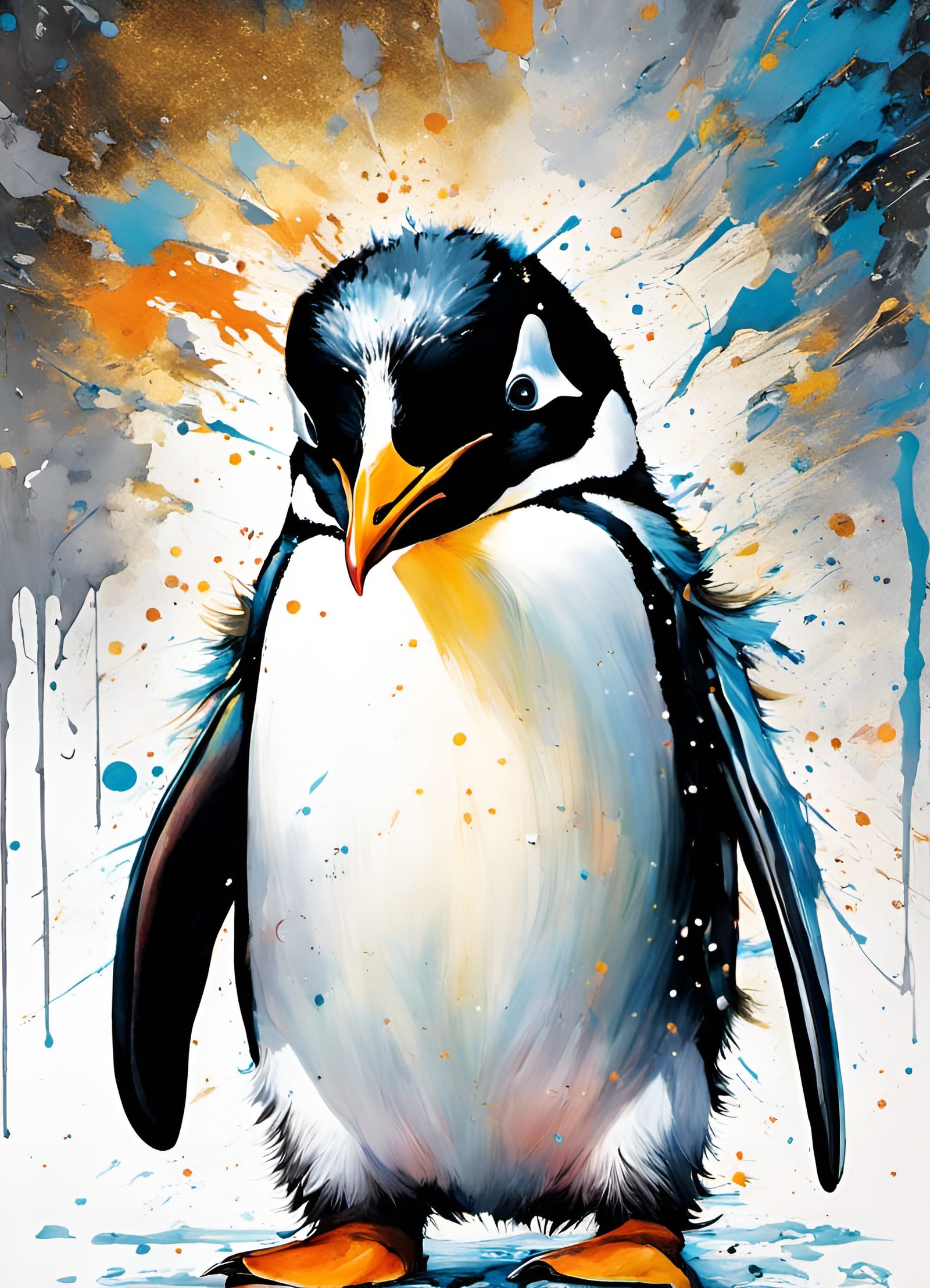 Splash Pinguin