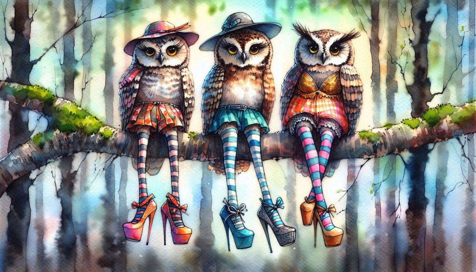 Glamorous Owls
