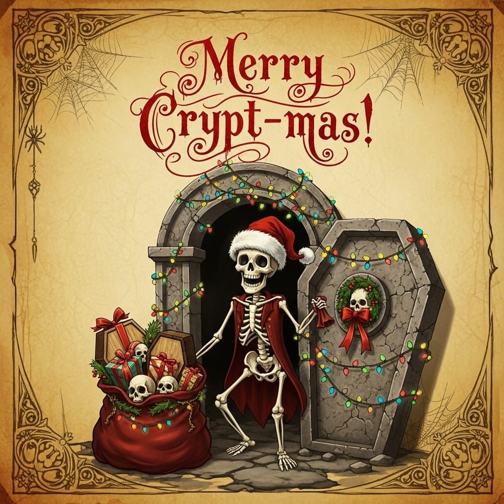 "Merry Crypt-mas!" (obviously) 🎅