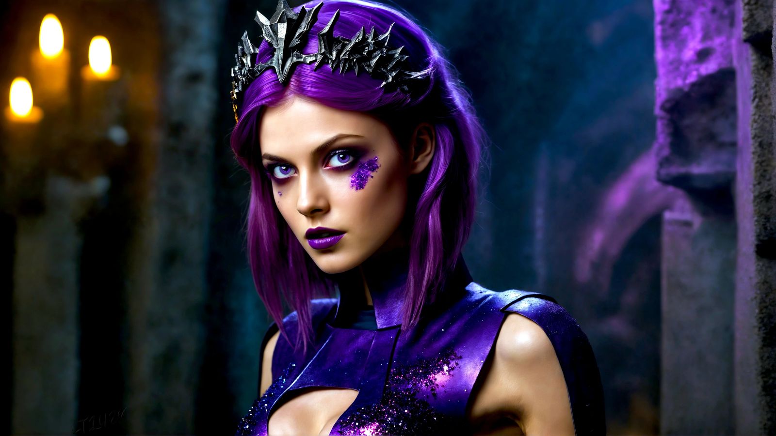 Roxo Paars's last image for the Glitter in the air series.