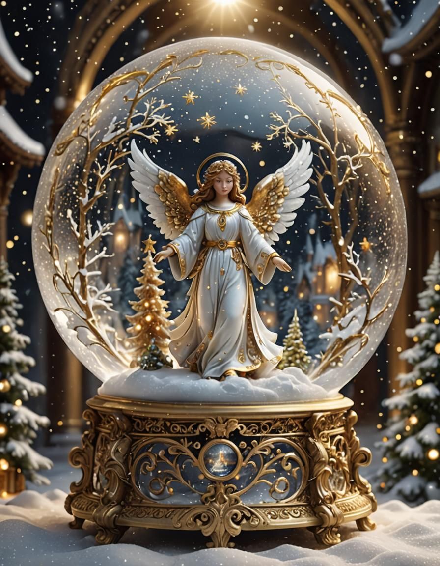 Beautiful snow Angel  by @Missy70