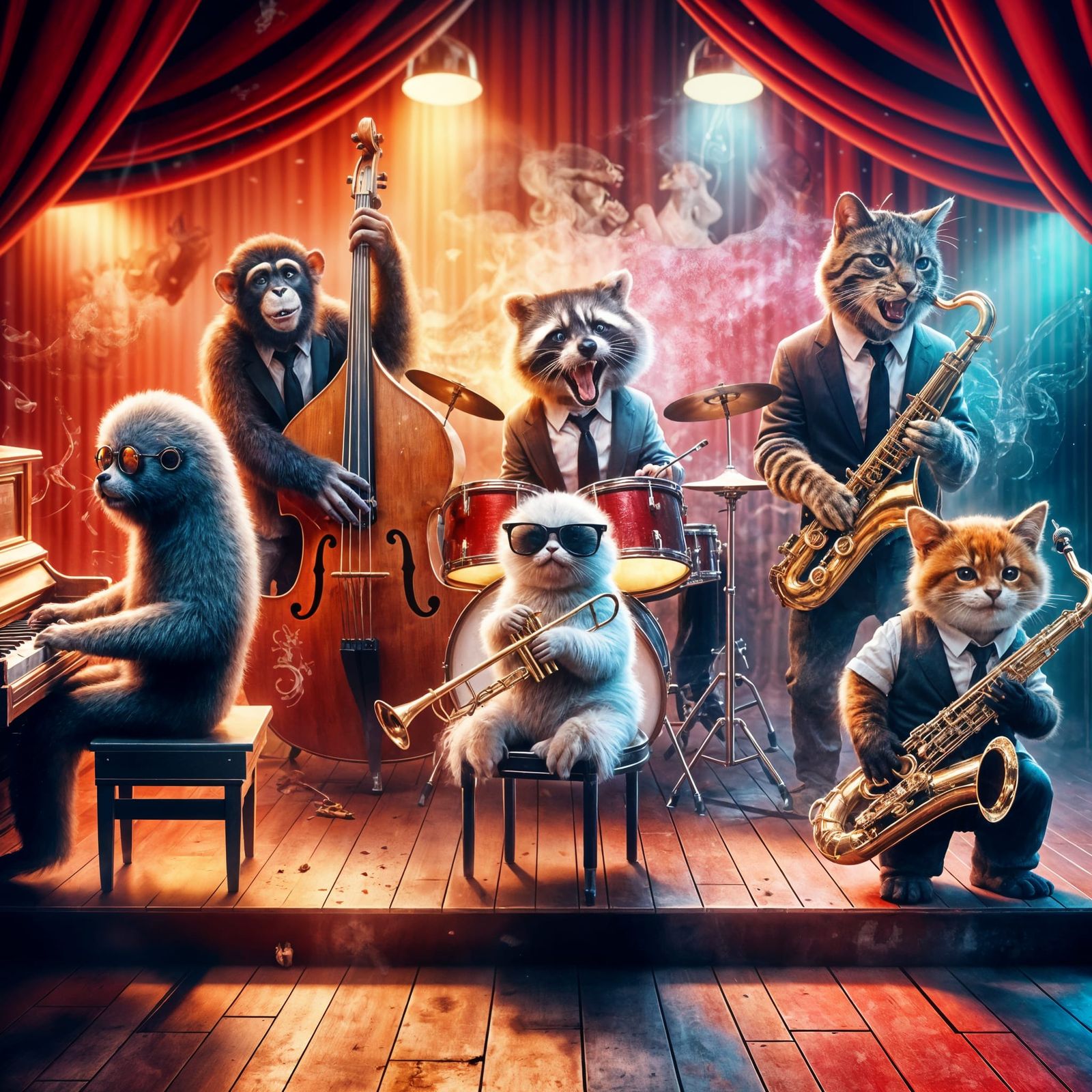 Animal Jazz Band  by @TSharp 