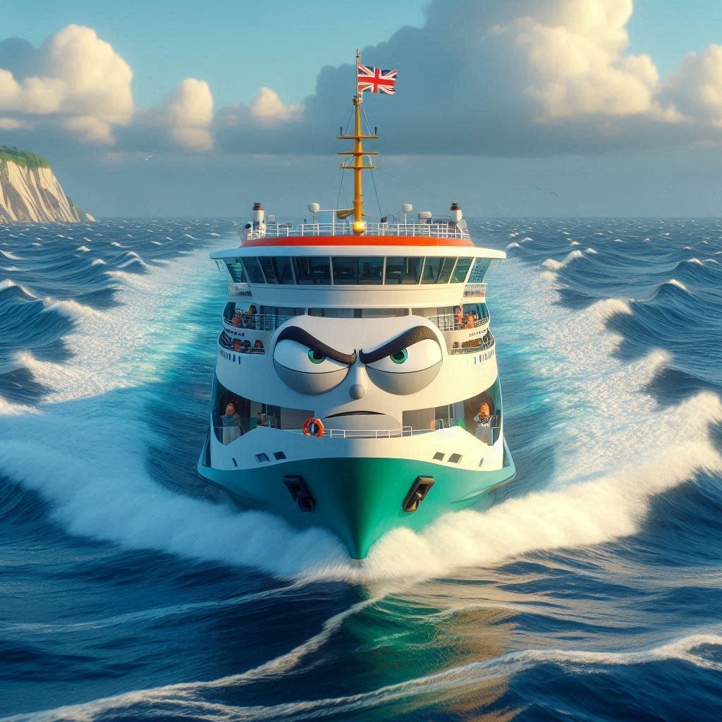 A VERY Cross-Channel ferry