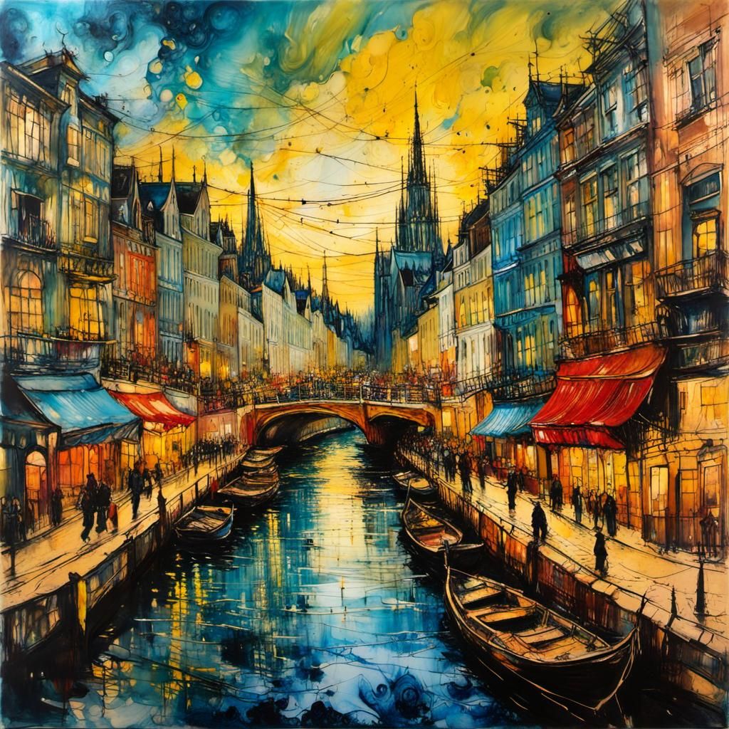 Amsterdam  by @Gokiburi