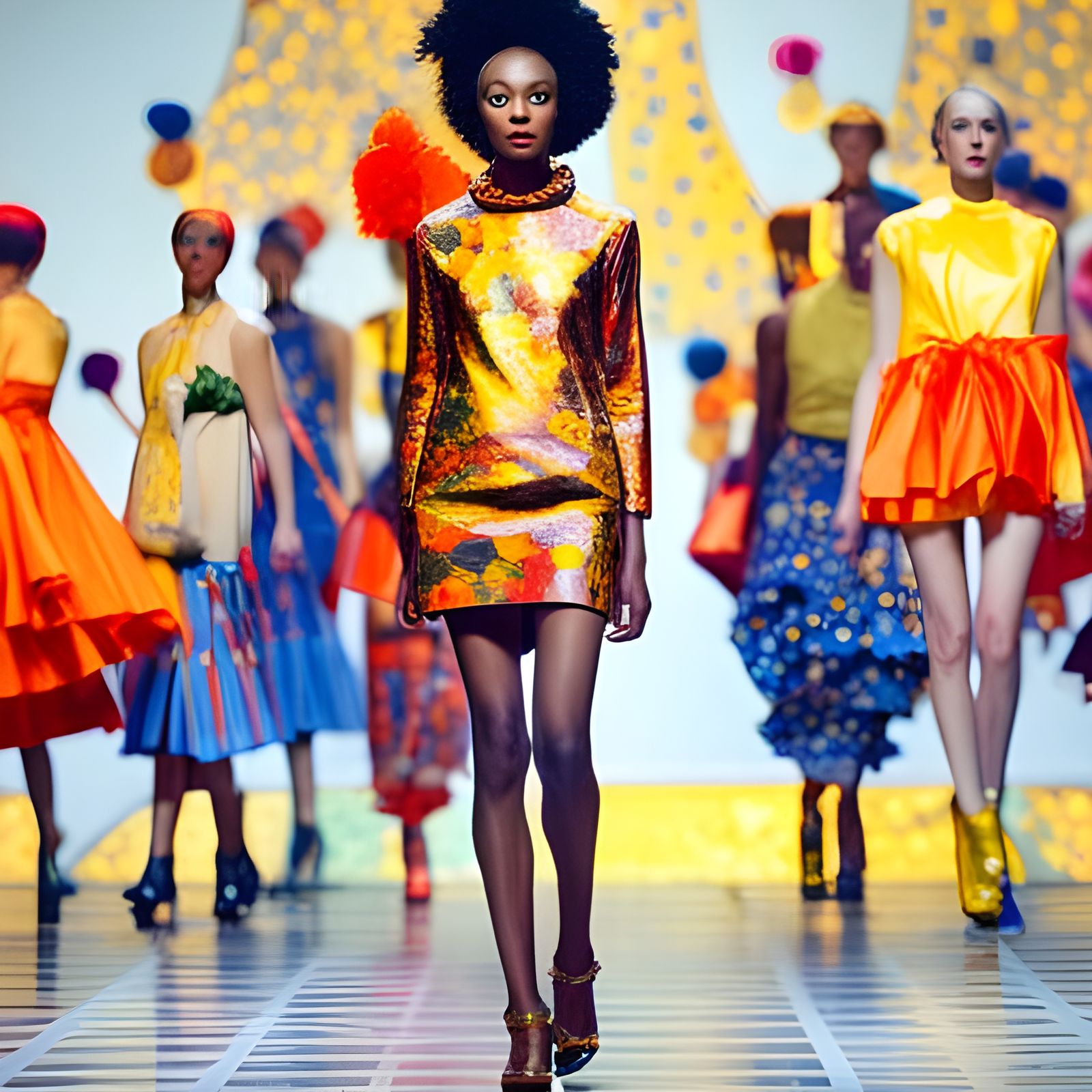 Yayoi Kusama Runway Show...