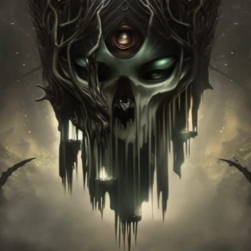 Samhain Ghost Portrait - Ai Generated Artwork - Nightcafe Creator