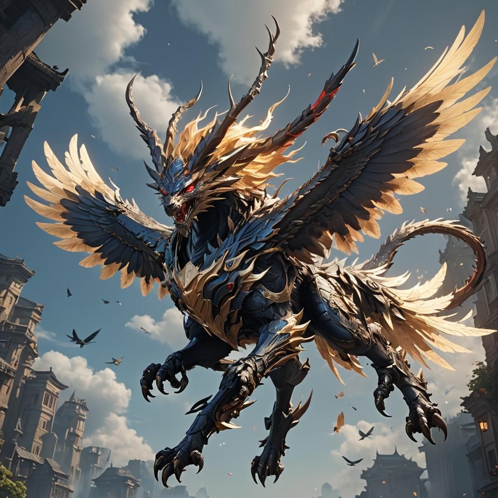 flying beast, akazia