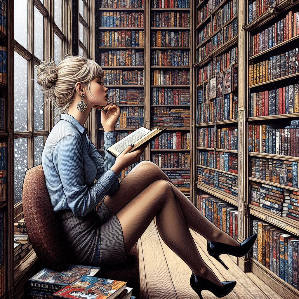 The Book, The Girl and the Bookcase - Inspirational Story (version 8)