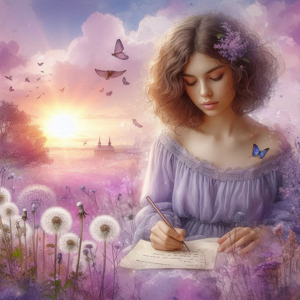 writing girl