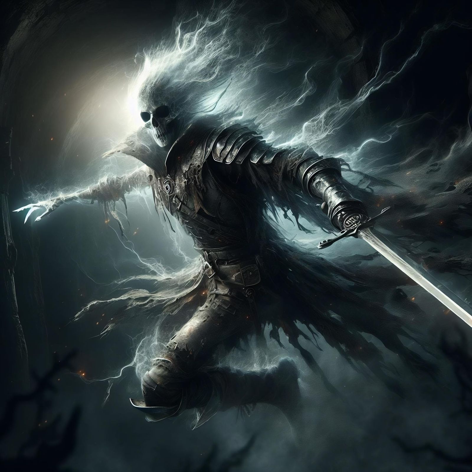 Floating vengeful spirit