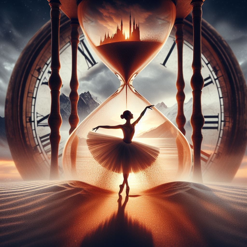 Hourflass in twilight