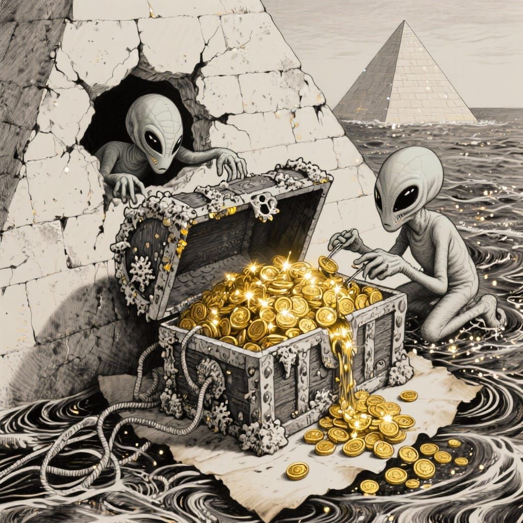 Alien treasure hunters
