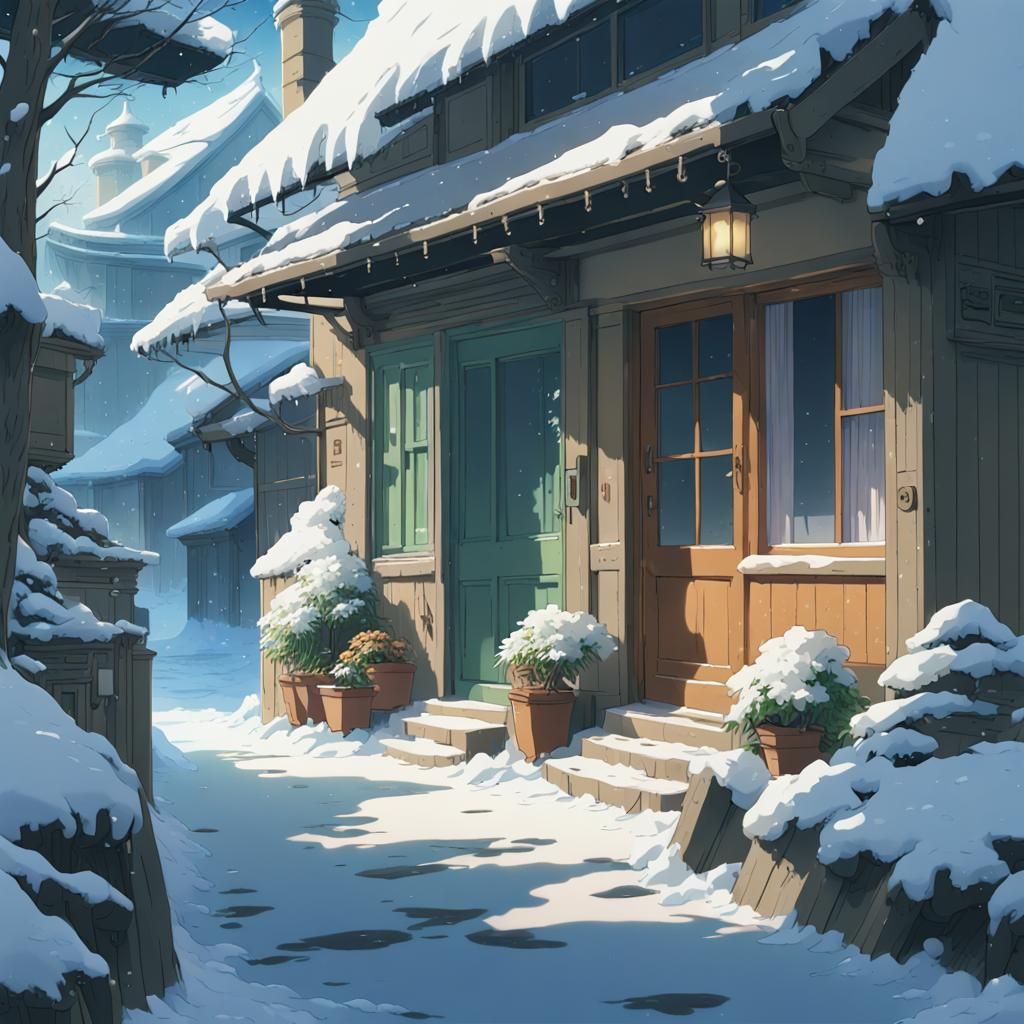 Secret Garden Street - winter  by @Geofranz-Italy