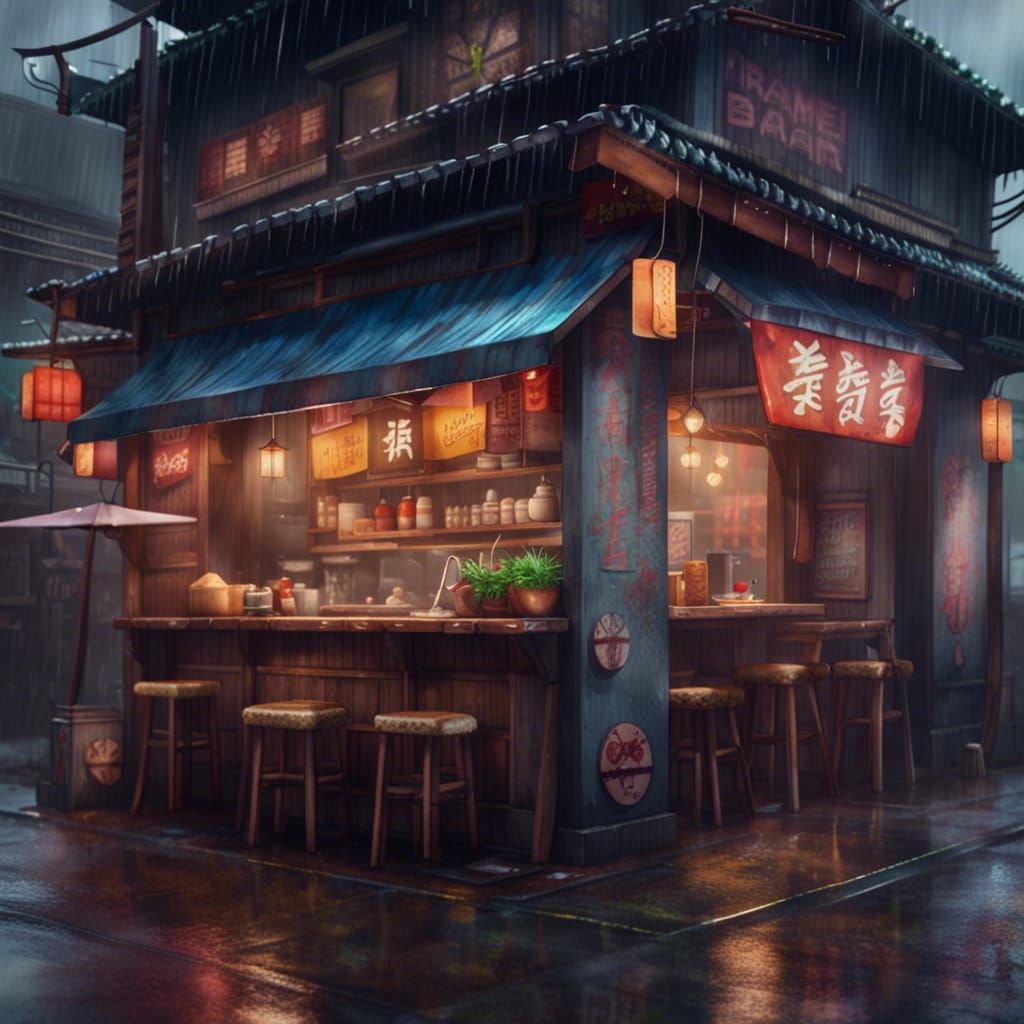 Ramen Bar  by @Internsanimations 