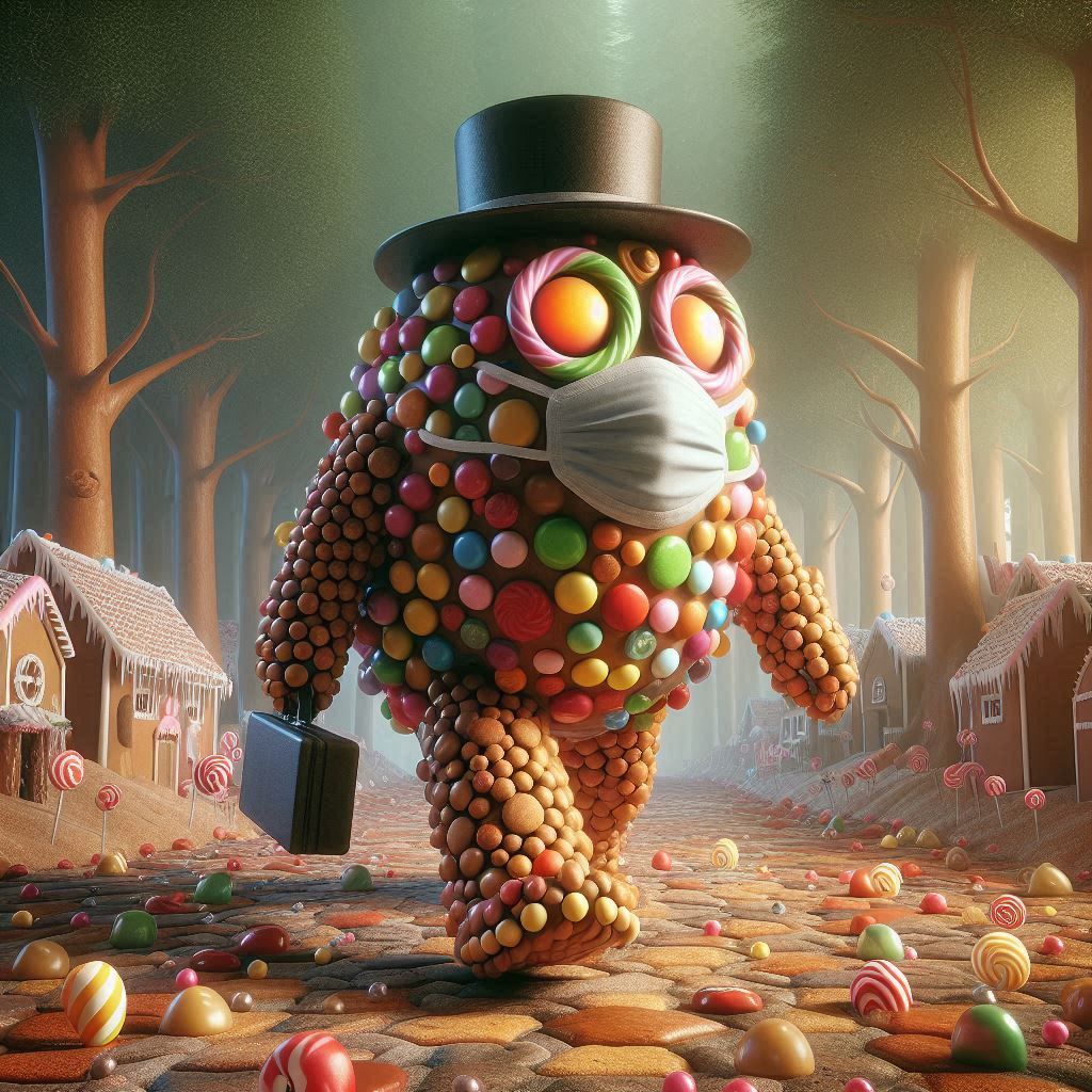 Candy plague doctor