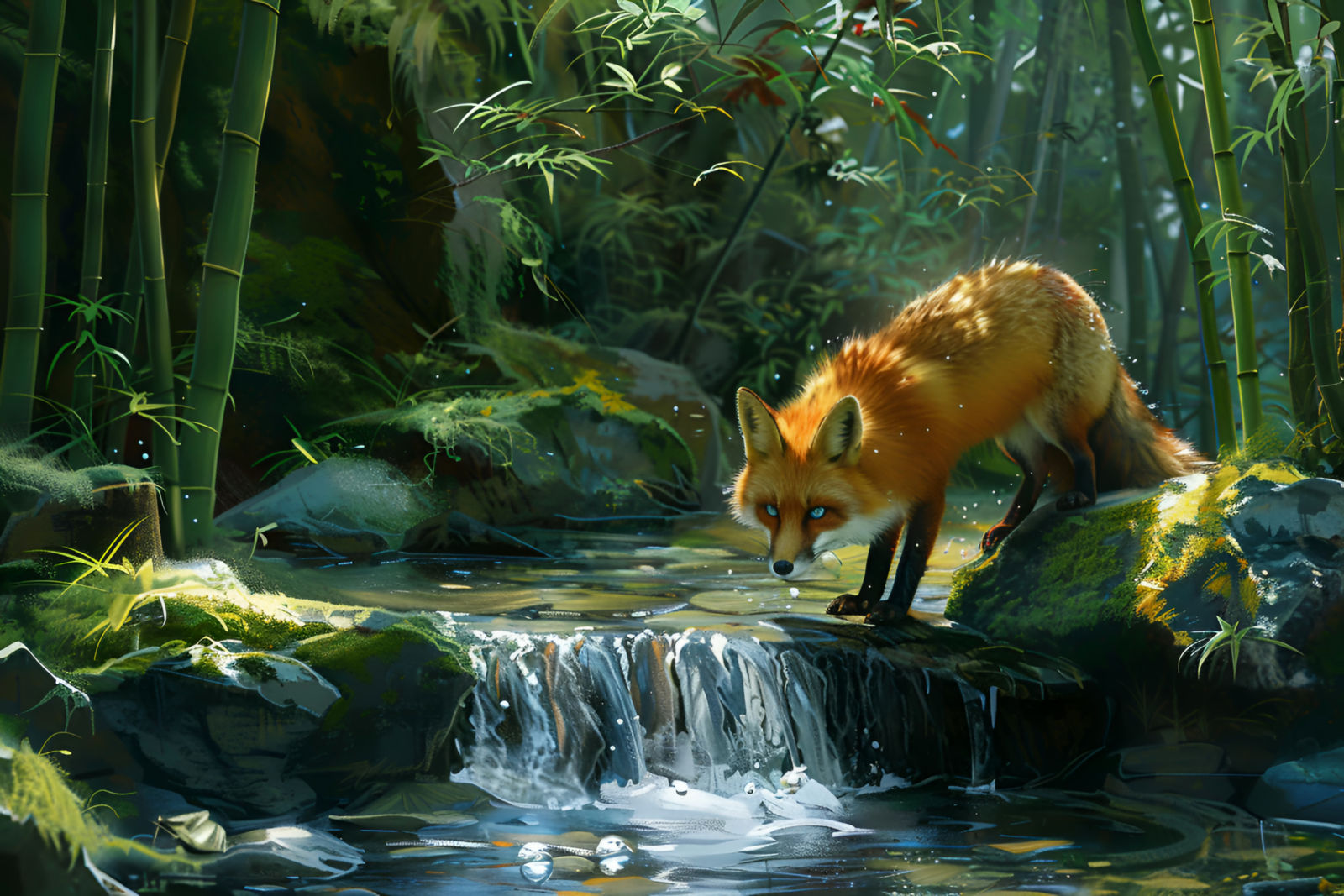 Serenity of the Sakura Stream