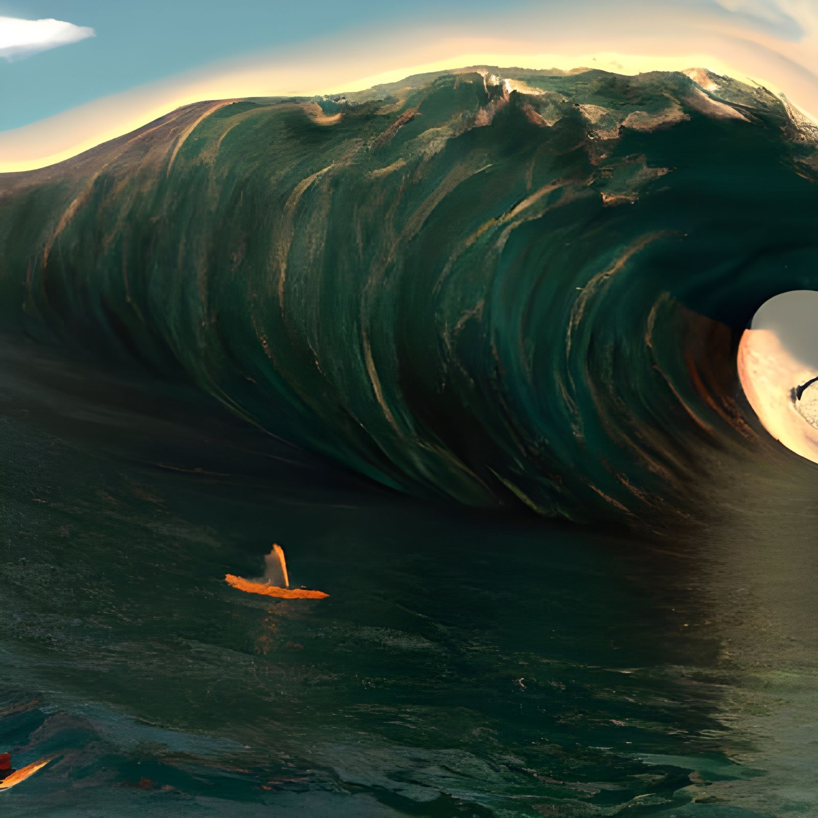 Michael Peterson pulls into a monster barrel at Burleigh 1974  by @Tanke