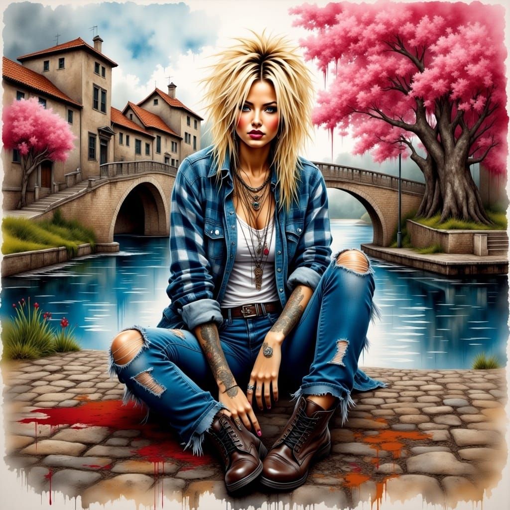 <lora:GrungeFlux:1.0> 