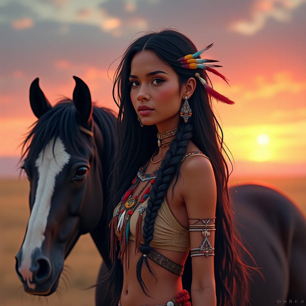 Sunset on the planes