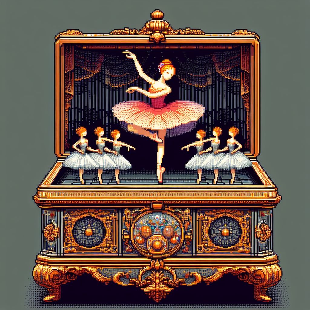 pixel ballerina Vixyna