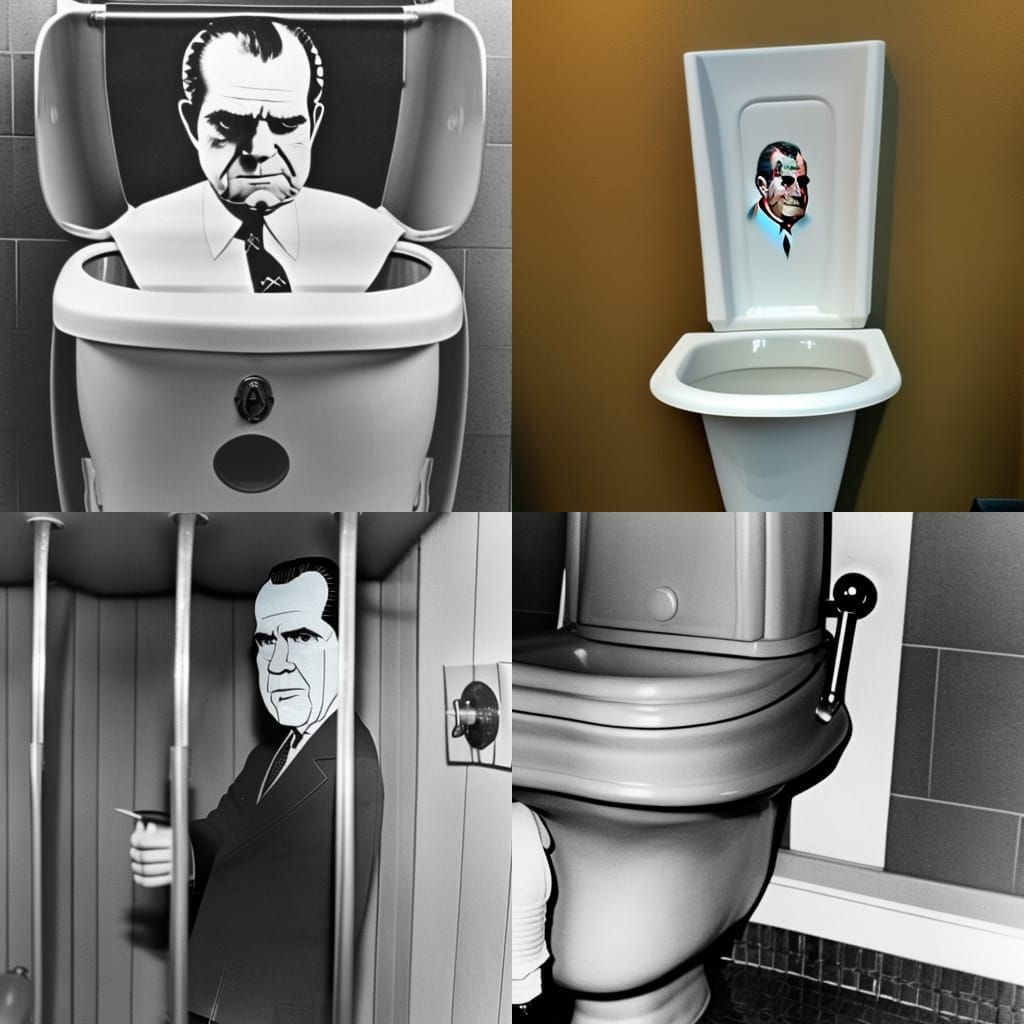 richard nixon urinal