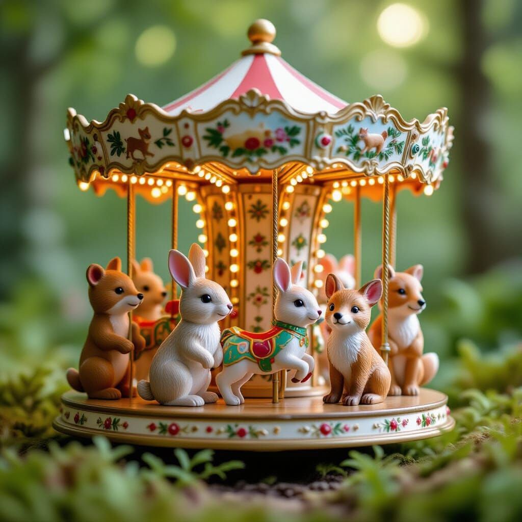 Woodland Animal Carousel  by @Chickadee