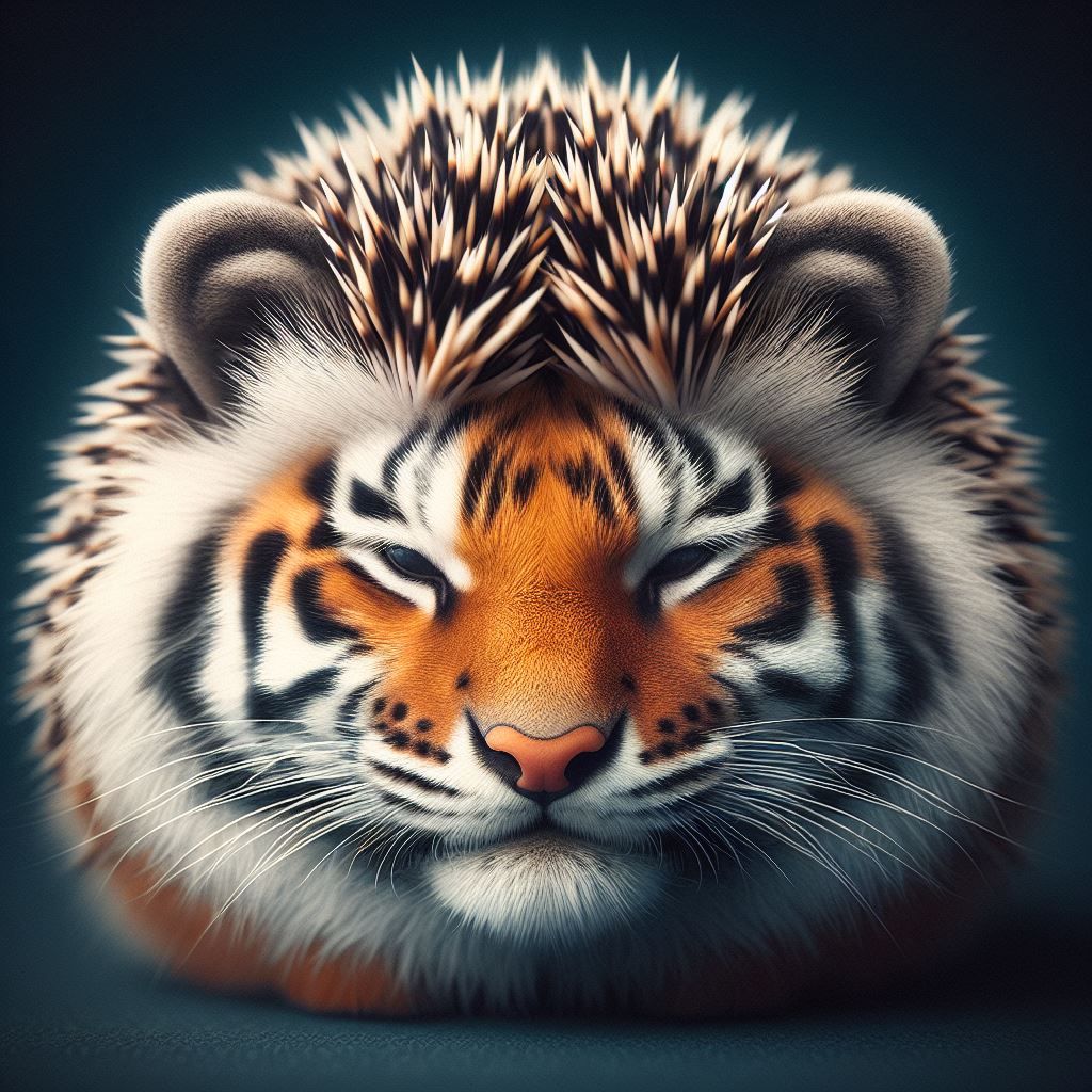 Hedgehog-Tiger hybryd