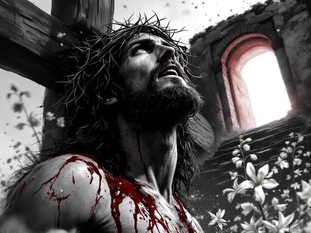 He died for a wretch like me. He arose and conquered death!