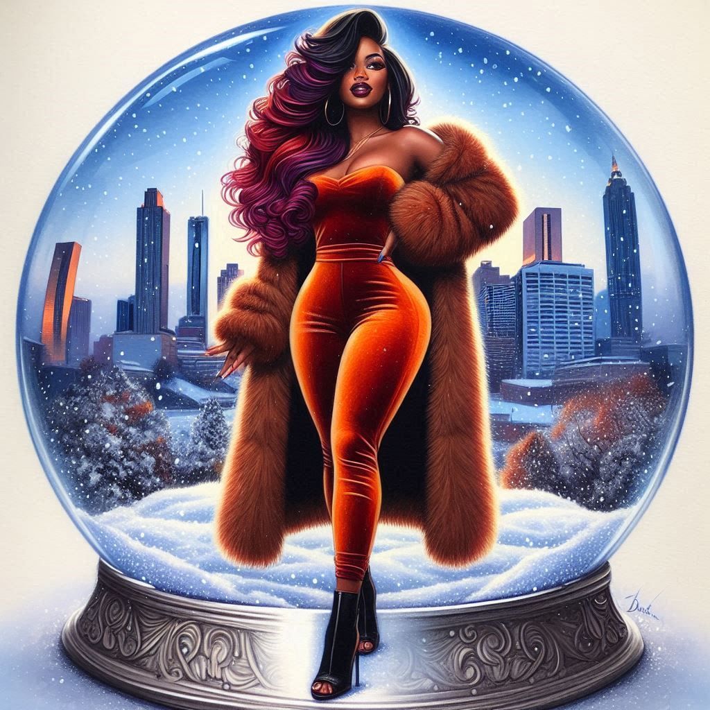 Pretty melanated lady