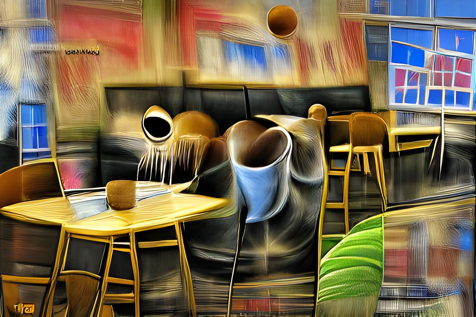 Coffee shop Flickr artwork
