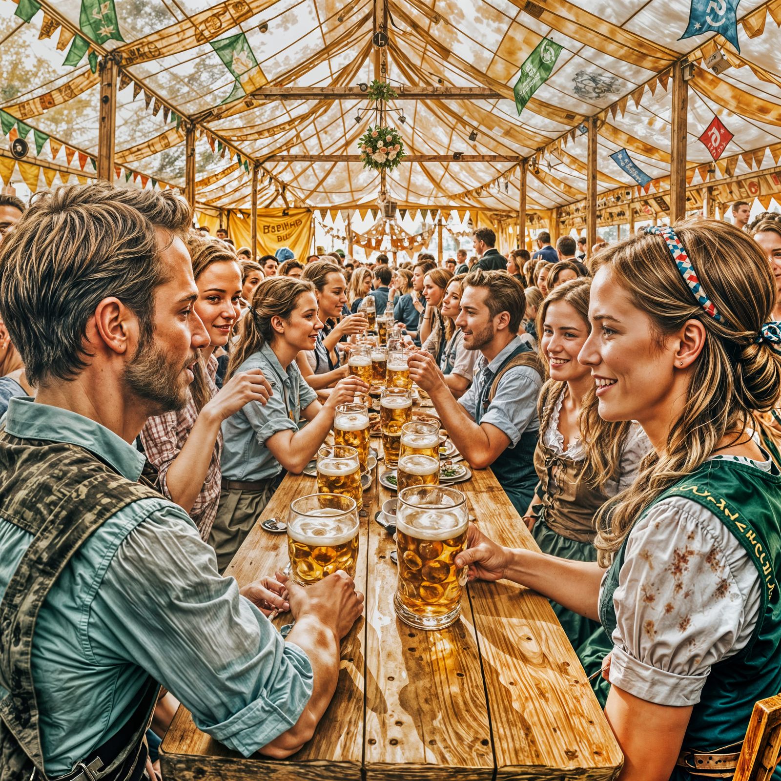 Inside a Biertent  by @TSharp 