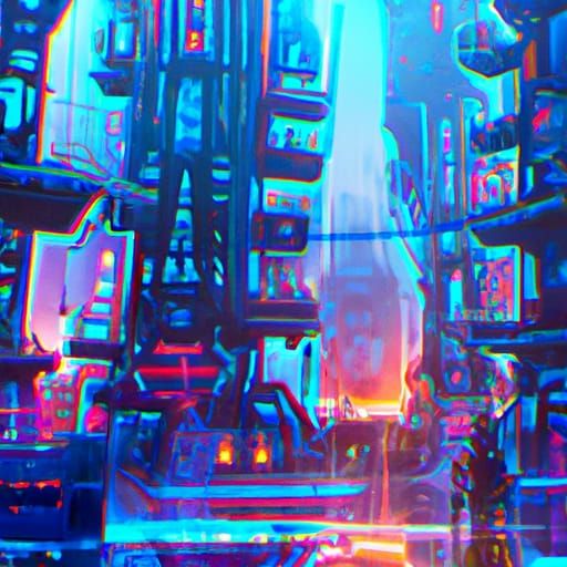 Cyberpunk City: Dall-E 2