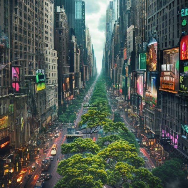 A city for plant lovers  by @0ther w0rld expl0rer