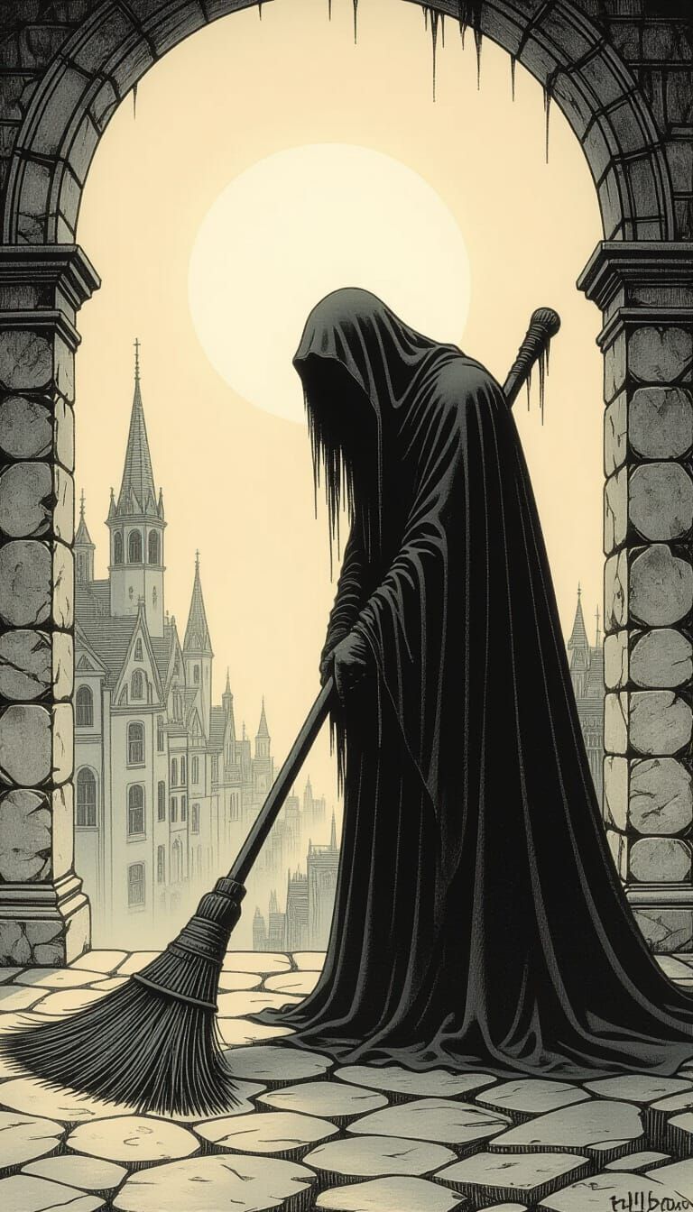 The Grim Sweeper, It's A Joyless Job, But It Must Be Done.